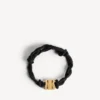 Women’s nano ribbon bb bracelet in black/shiny gold