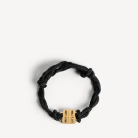 Women’s nano ribbon bb bracelet in black/shiny gold Women’s nano ribbon bb bracelet in black/shiny gold