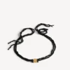 Women’s nano ribbon bb choker in black/shiny gold
