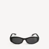 Women’s nova oval sunglasses in black Women’s nova oval sunglasses in black