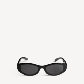 Women’s nova oval sunglasses in black