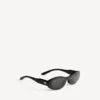 Women’s nova oval sunglasses in black Women’s nova oval sunglasses in black