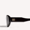 Women’s nova oval sunglasses in black Women’s nova oval sunglasses in black