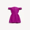 Women’s off-shoulder mini dress in purple Women’s off-shoulder mini dress in purple