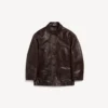 Women’s oversized carcoat in coffee Women’s oversized carcoat in coffee