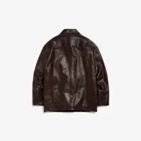 Women’s oversized carcoat in coffee