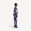 Women’s paintbrush pyjama pants in blue