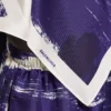 Women’s paintbrush cape top in blue