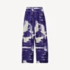 Women’s paintbrush pyjama pants in blue