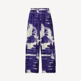 Women’s paintbrush pyjama pants in blue