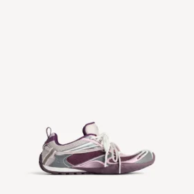 Women’s radar gradient lines sneaker in purple/grey/pink/white