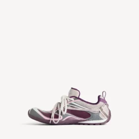 Women’s radar gradient lines sneaker in purple/grey/pink/white