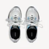 Men’s radar gradient lines sneaker in white/grey/silver/black/blue Men’s radar gradient lines sneaker in white/grey/silver/black/blue