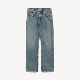 Women’s regular fit jeans in dirty vintage blue