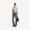 Women’s regular fit jeans in dirty vintage blue