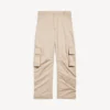 Women’s relaxed cargo pants in beige Women’s relaxed cargo pants in beige