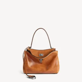 Women’s rodeo handbag small in tan cowboy