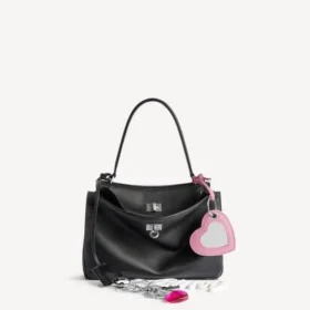 Women’s rodeo handbag small with charms in black