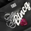 Women’s rodeo handbag small with charms in black Women’s rodeo handbag small with charms in black