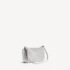 Women’s rodeo sling pochette with rhinestones in smoke grey