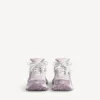 Women’s runner glitter sneaker in white/lilac/pink