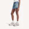 Women’s runner glitter sneaker in white/lilac/pink