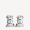 Women’s runner sneaker in blue/yellow/white