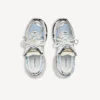 Women’s runner sneaker in blue/yellow/white