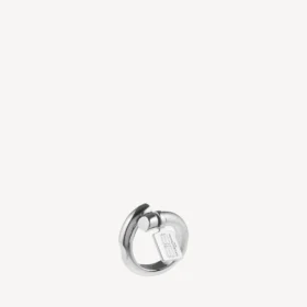 Women’s saint-germain tag ring in shiny silver
