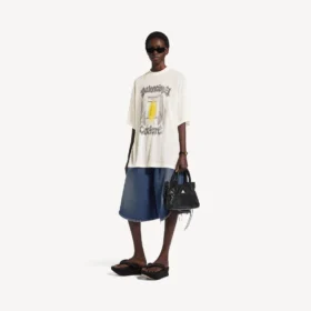 Women’s salon de couture shaped t-shirt in cream