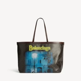 Women’s select tote bag large in black/yellow
