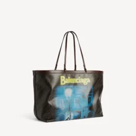 Women’s select tote bag large in black/yellow