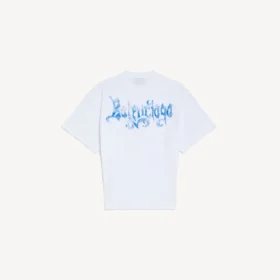 Women’s sketchy short sleeve top in white