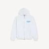 Women’s sketchy zip-up hoodie in white Women’s sketchy zip-up hoodie in white