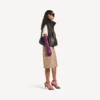 Women’s sleeveless blouson in moka Women’s sleeveless blouson in moka