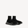 Women’s speed 2.0 full clear sole recycled knit sneaker in black Women’s speed 2.0 full clear sole recycled knit sneaker in black
