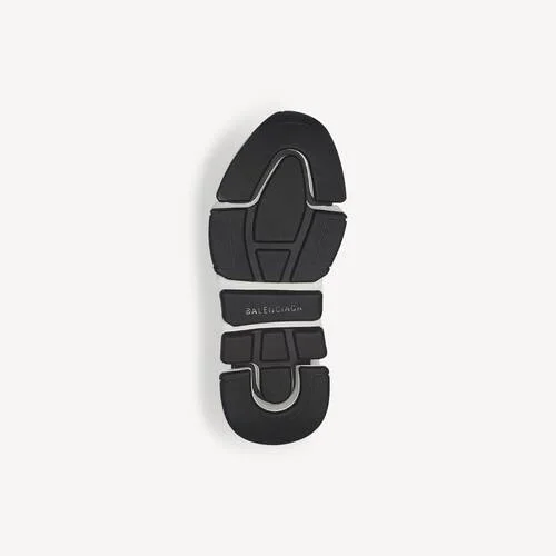 Women’s speed 2.0 recycled knit sneaker with bicolor sole in black/white Women’s speed 2.0 recycled knit sneaker with bicolor sole in black/white