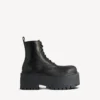 Women’s strike platform bootie in black Women’s strike platform bootie in black