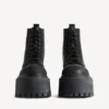 Women’s strike platform bootie in black Women’s strike platform bootie in black