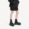 Women’s strike platform bootie in black Women’s strike platform bootie in black