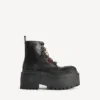 Women’s strike platform bootie with charms in black/multicolor Women’s strike platform bootie with charms in black/multicolor