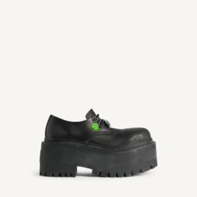 Women’s strike platform derby with charms in black/multicolor Women’s strike platform derby with charms in black/multicolor