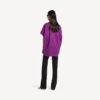 Women’s structured t-shirt in violet Women’s structured t-shirt in violet