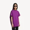 Women’s structured t-shirt in violet Women’s structured t-shirt in violet