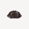 Women’s super cropped top in brown Women’s super cropped top in brown