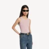 Women’s tank top in dusty pink