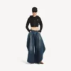 Women’s techwear cocoon hoodie in black Women’s techwear cocoon hoodie in black