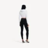 Women’s techwear cocoon hoodie in white