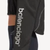 Women’s techwear cropped jacket in black