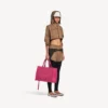 Women’s techwear cropped jacket in camel Women’s techwear cropped jacket in camel